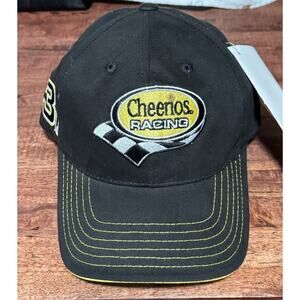Cheerios Racing NASCAR #31 JEFF BURTON Black CFS Baseball Hat NWT